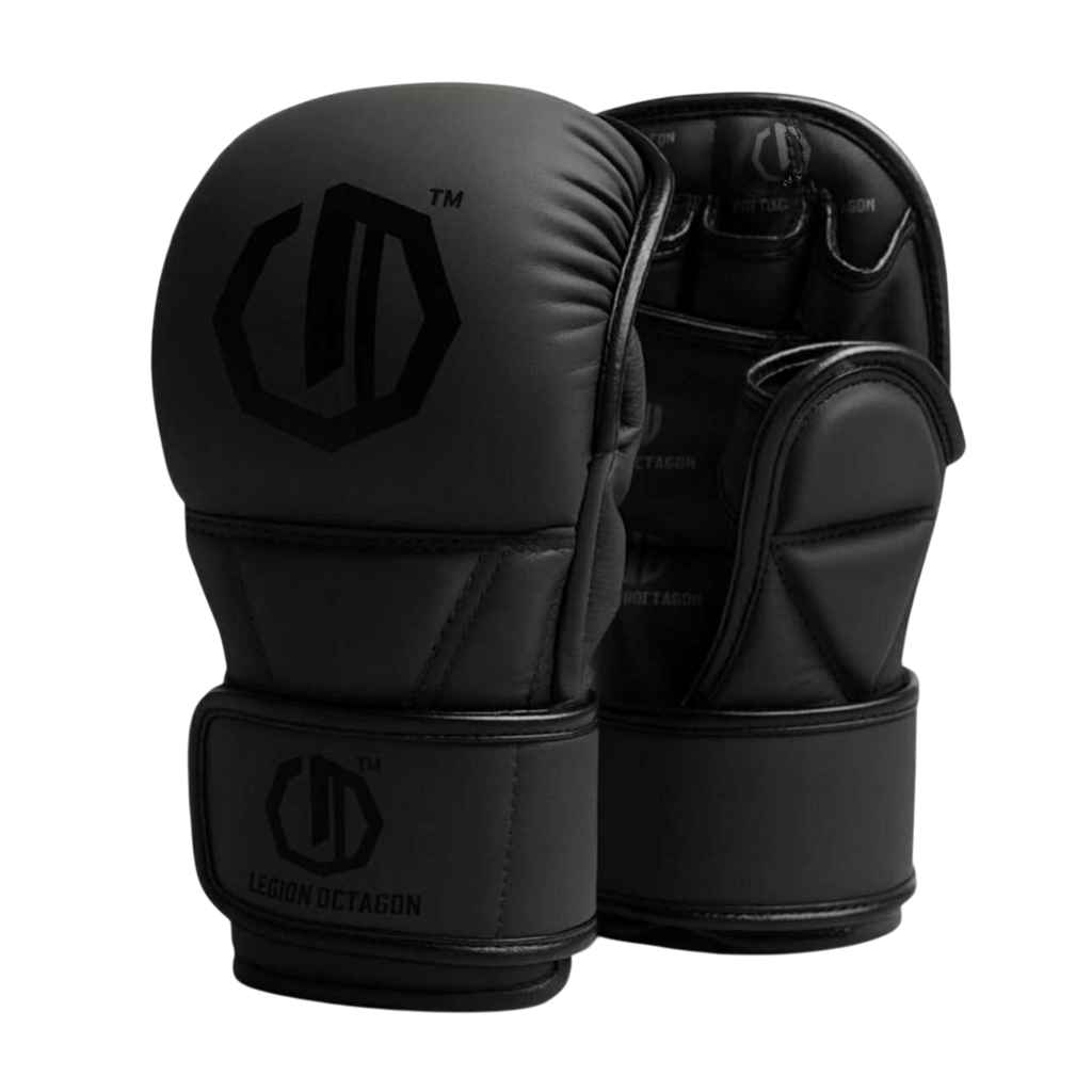 Legion Octagon Enforcer Dark Black MMA-Sparringhandschuhe