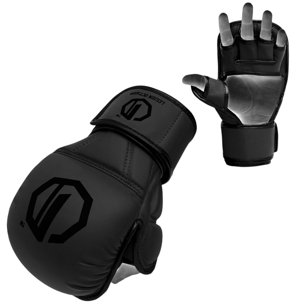 Legion Octagon Enforcer Dark Black MMA-Sparringhandschuhe