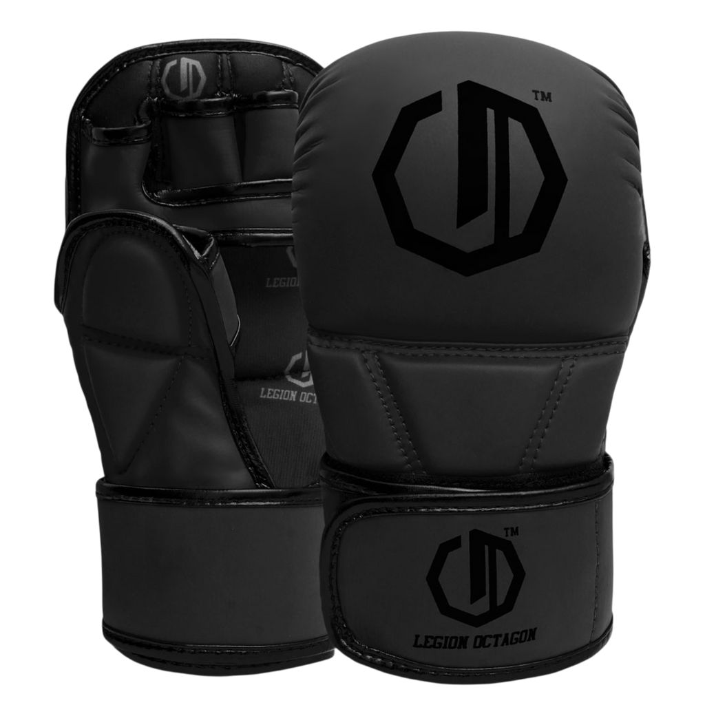 Legion Octagon Enforcer Dark Black MMA-Sparringhandschuhe