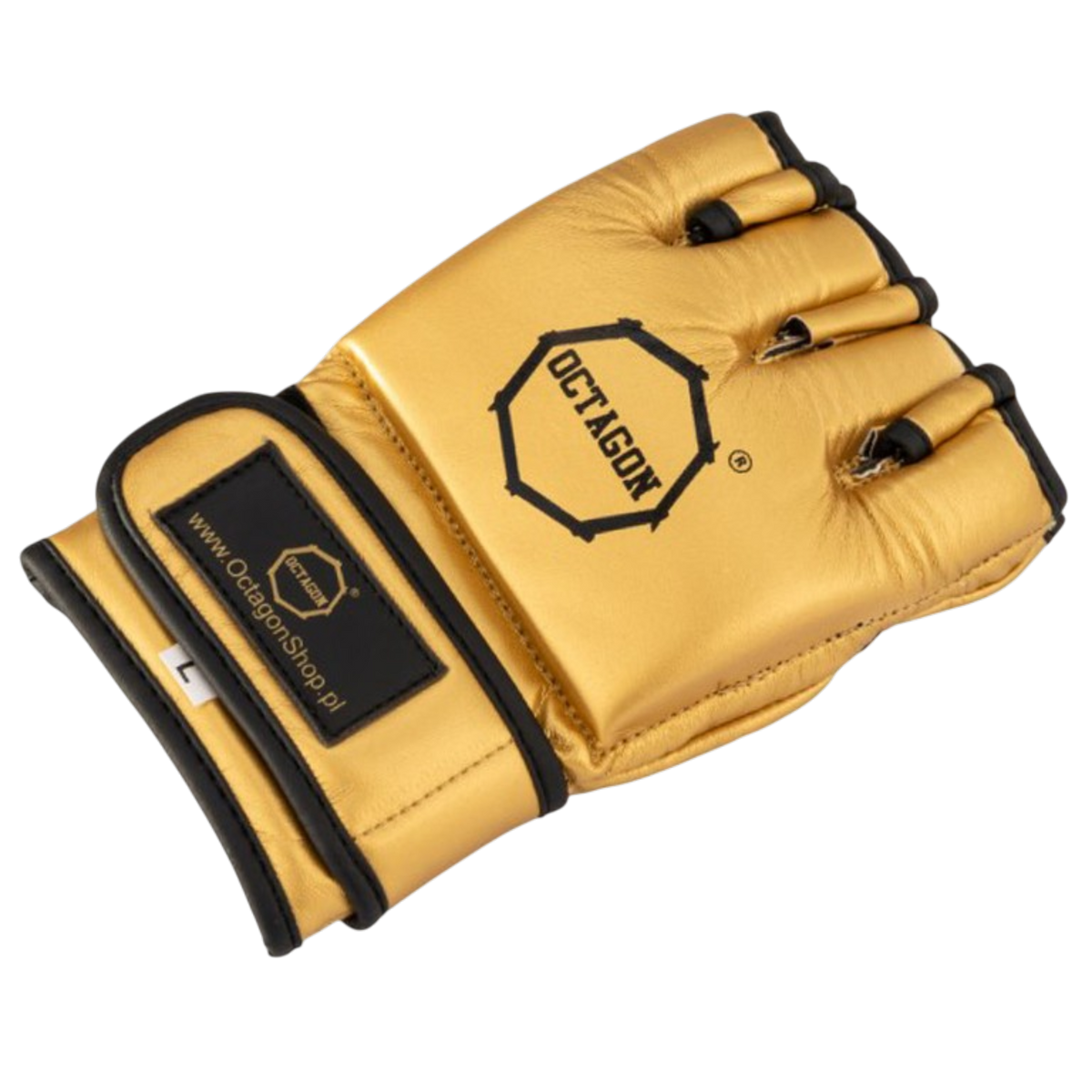 Octagon Gold Edition 1.0 Gold MMA-Handschuhe – Seitenansicht