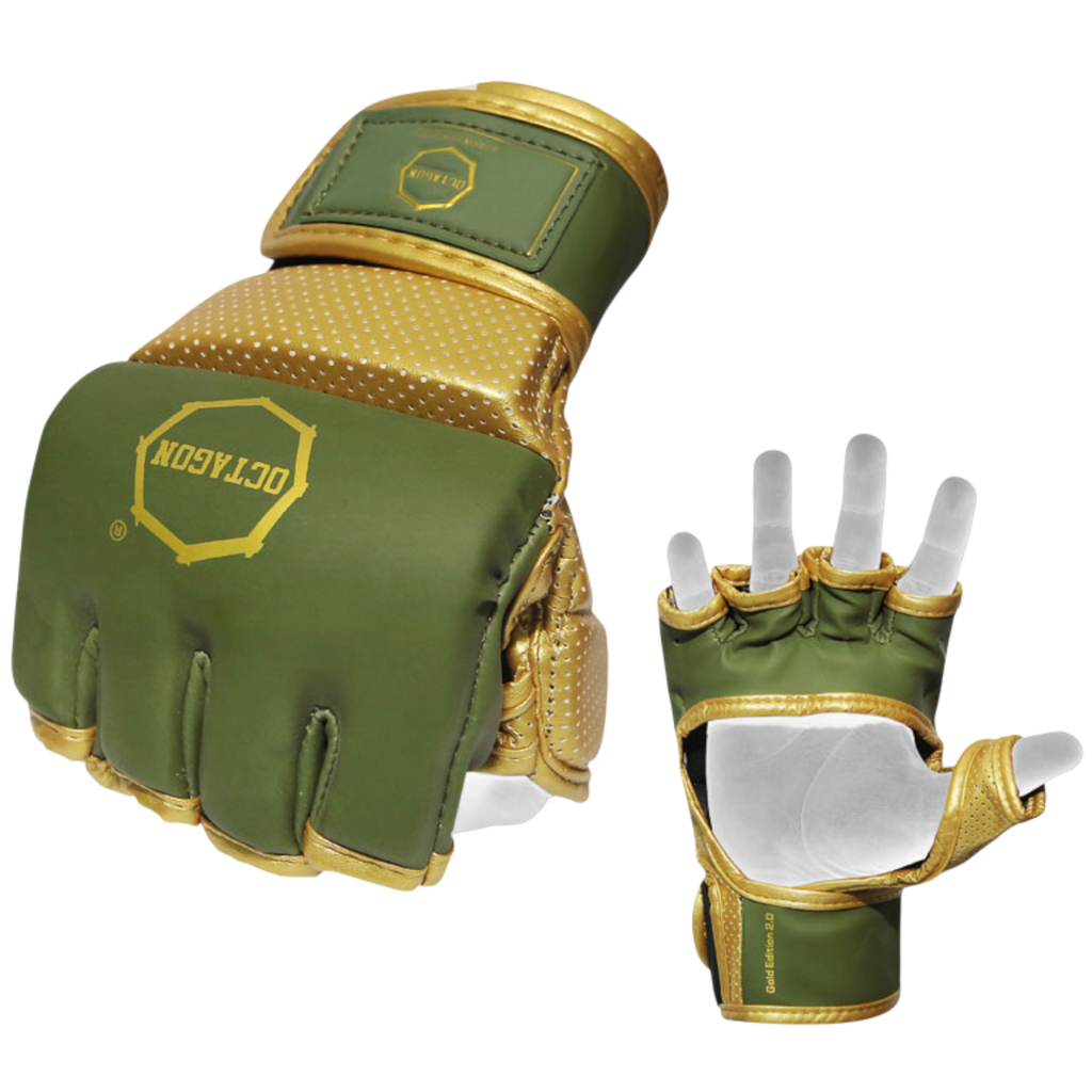 Octagon Gold Edition 2.0 Khaki MMA-Handschuhe