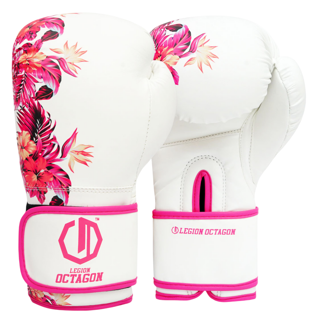Legion Octagon Flower White/Pink Damen-Boxhandschuhe