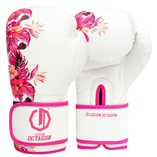 Legion Octagon Flower White/Pink Damen-Boxhandschuhe