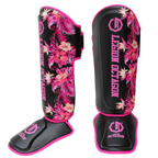 Legion Octagon Flower Black/Pink Schienbein- und Fussschutz