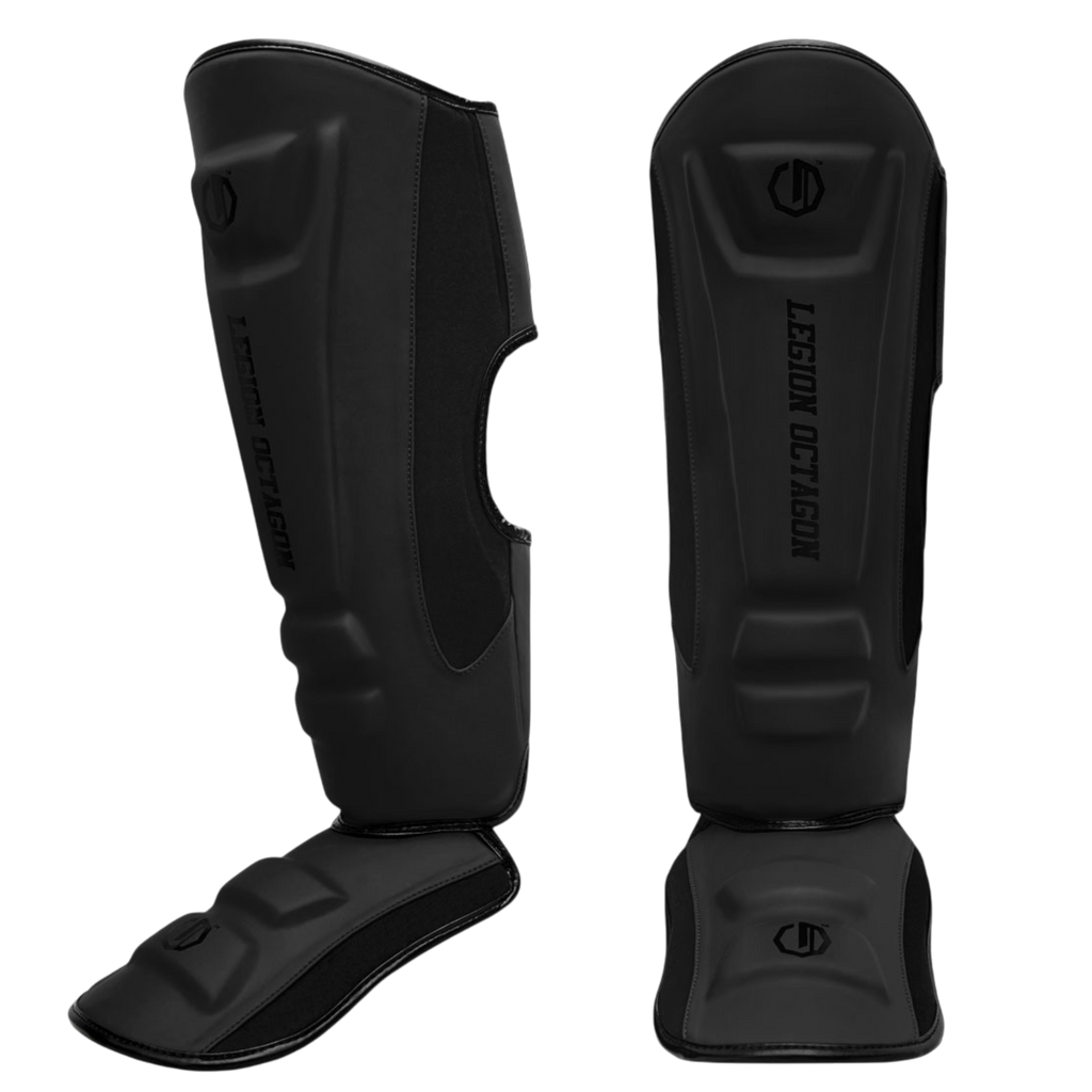 Legion Octagon Enforcer Dark Black Schienbein- und Fussschutz