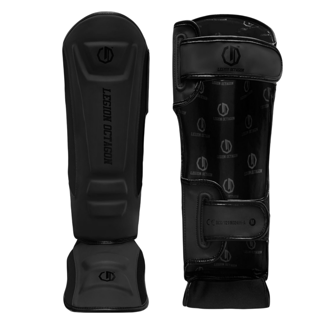 Legion Octagon Enforcer Dark Black Schienbein- und Fussschutz