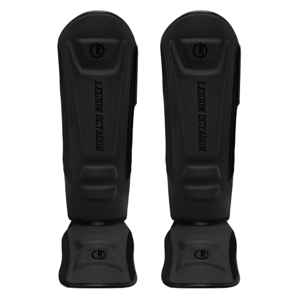 Legion Octagon Enforcer Dark Black Schienbein- und Fussschutz