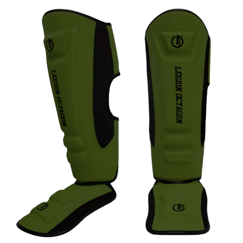 Legion Octagon Enforcer Dark Green Schienbein- und Fussschutz