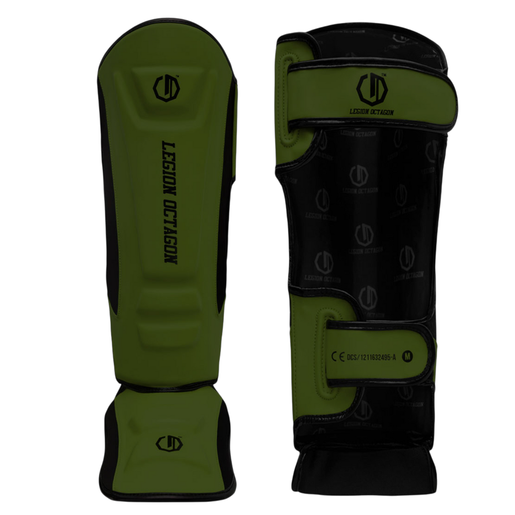 Legion Octagon Enforcer Dark Green Schienbein- und Fussschutz