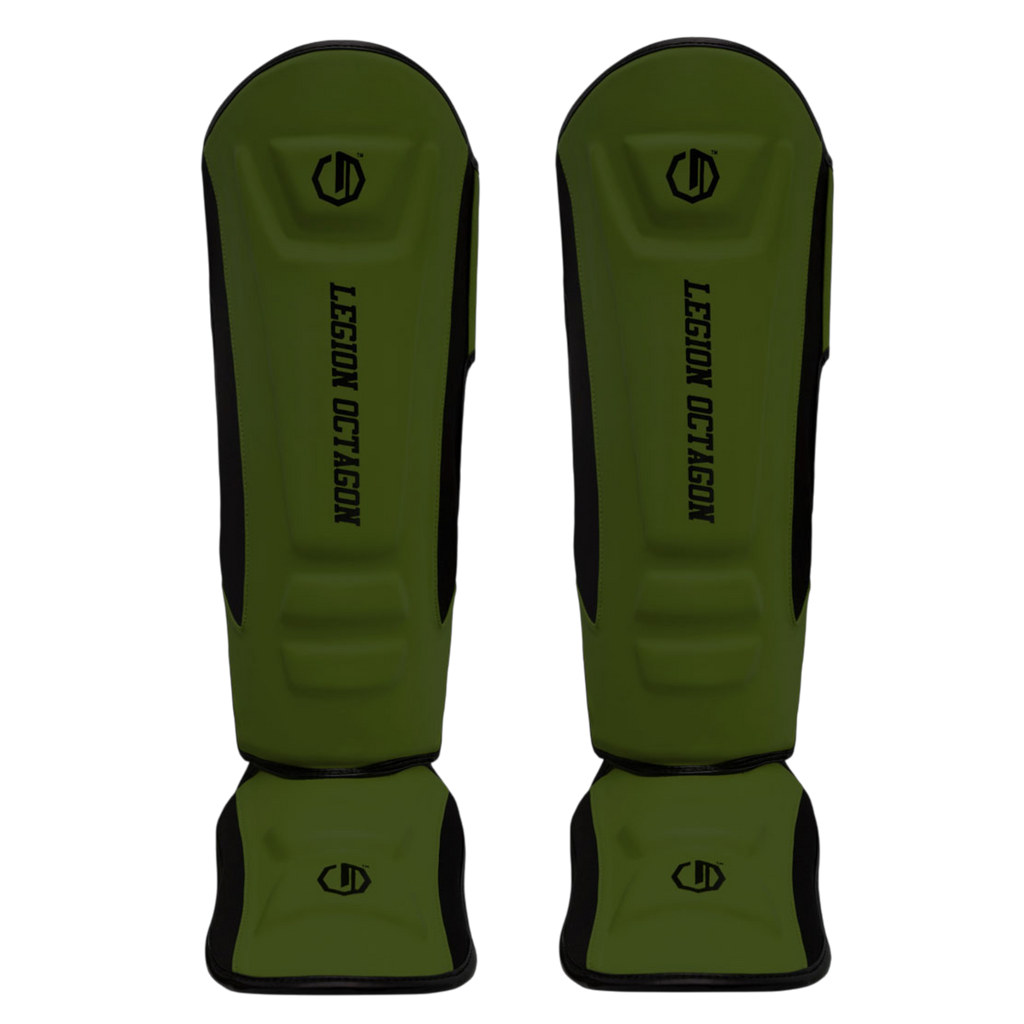 Legion Octagon Enforcer Dark Green Schienbein- und Fussschutz