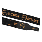 Octagon Fightgear Supreme Printed Black/Gold Boxbandagen 5 m