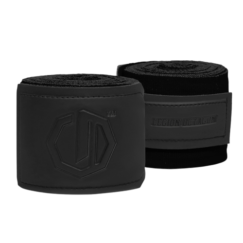 Legion Octagon Supreme Black/Black Boxbandagen 5 m