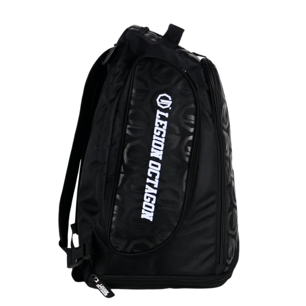 Legion Octagon Shadow Black/White Sporttasche und Rucksack – Shadow Edition