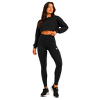 Legion Octagon Ribber Black Damen-Leggings