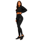 Legion Octagon Ribber Black Damen-Leggings