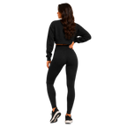 Legion Octagon Ribber Black Damen-Leggings