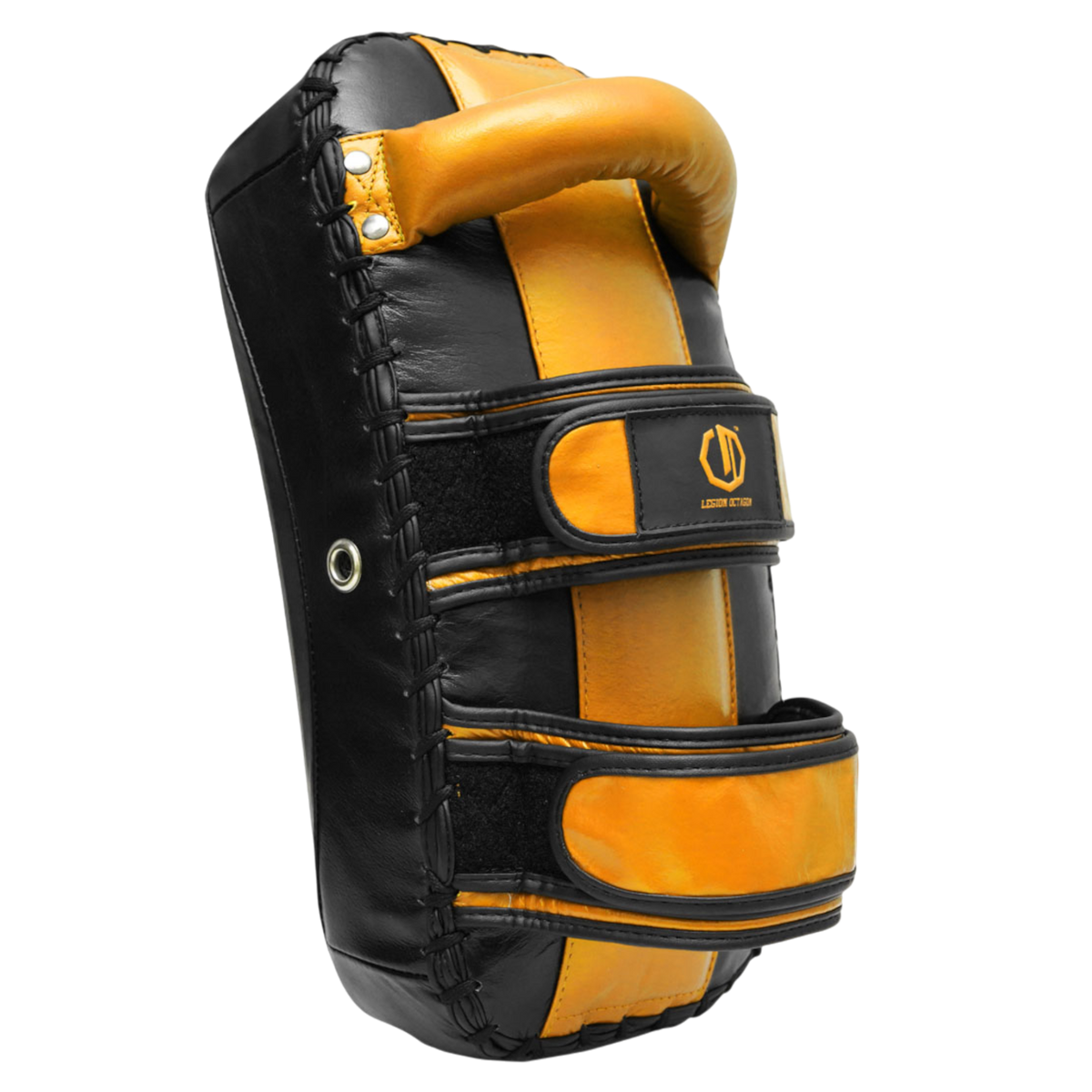 Legion Octagon Matrix Black/Gold Thai Pad – Echtleder