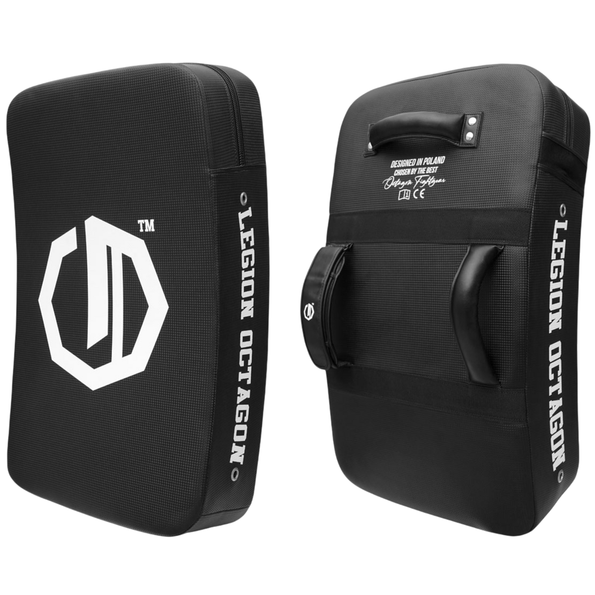 Legion Octagon Logo Kevlar gebogenes Kick-Pad 70 × 40 × 15 cm