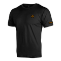 T-shirt Octagon petit logo noir/orange