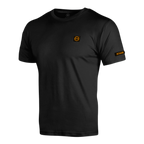 T-shirt Octagon petit logo noir/orange