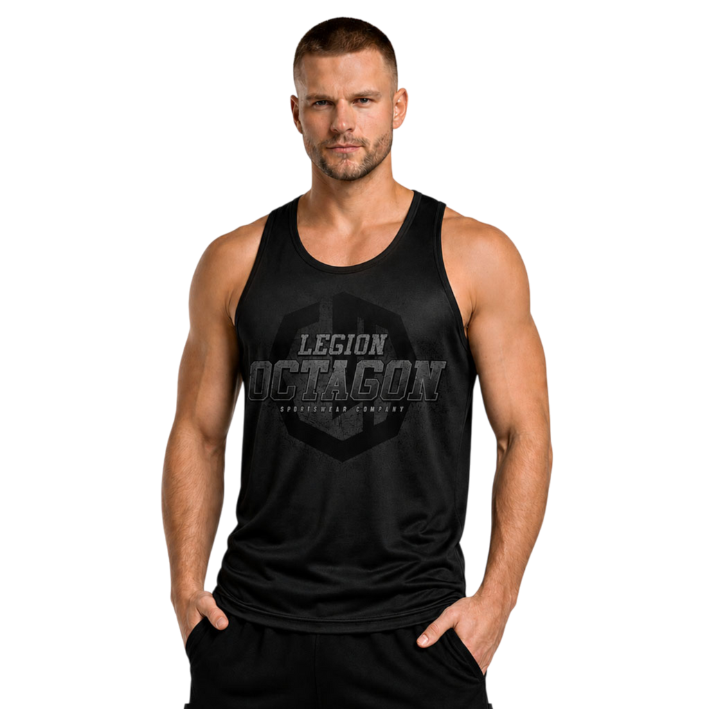 Legion Octagon Conquest Black/Grey Sport-Tanktop