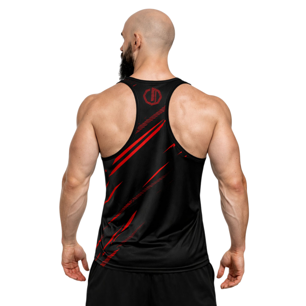 Legion Octagon Escape Black/Red Sport-Tanktop