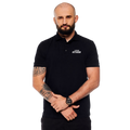 Legion Octagon FW Straight HFT Black/White Poloshirt