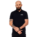 Legion Octagon FW Straight HFT Black/White Poloshirt
