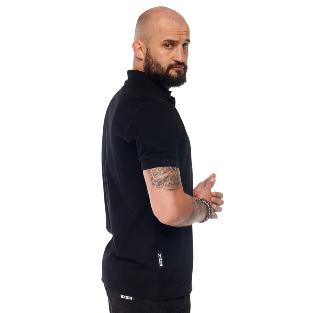 Legion Octagon FW Straight HFT Black/White Poloshirt