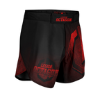 Legion Octagon Conquest Black/Red MMA-Shorts