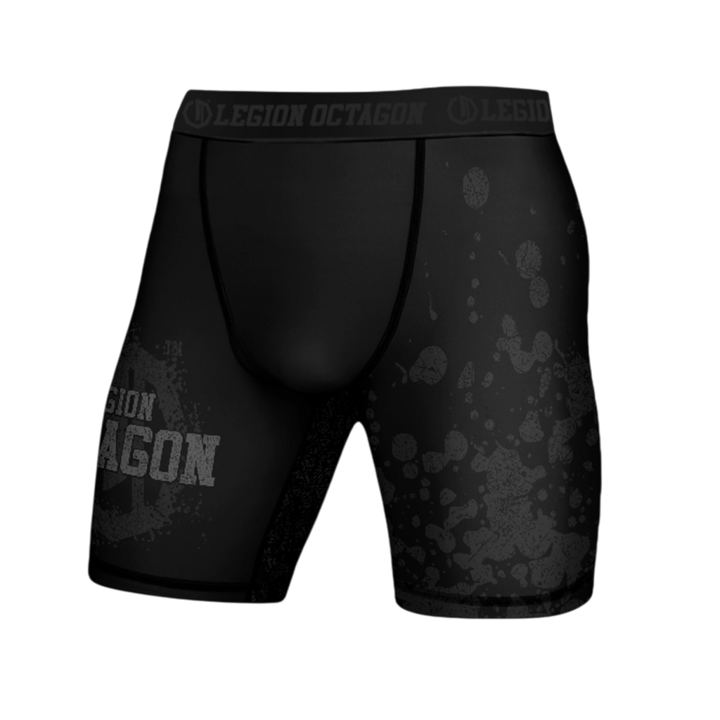 Legion Octagon Grunge Black/Grey Kompressionsshorts