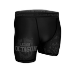 Legion Octagon Grunge Black/Grey Kompressionsshorts