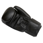 Octagon Royal Black/Gold Boxhandschuhe – Echtleder