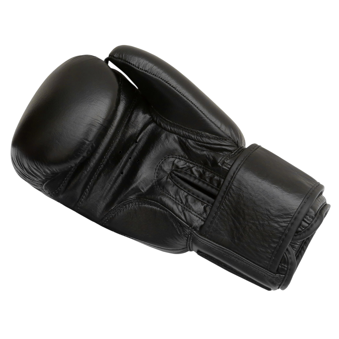 Octagon Royal Black/Gold Boxhandschuhe – Echtleder