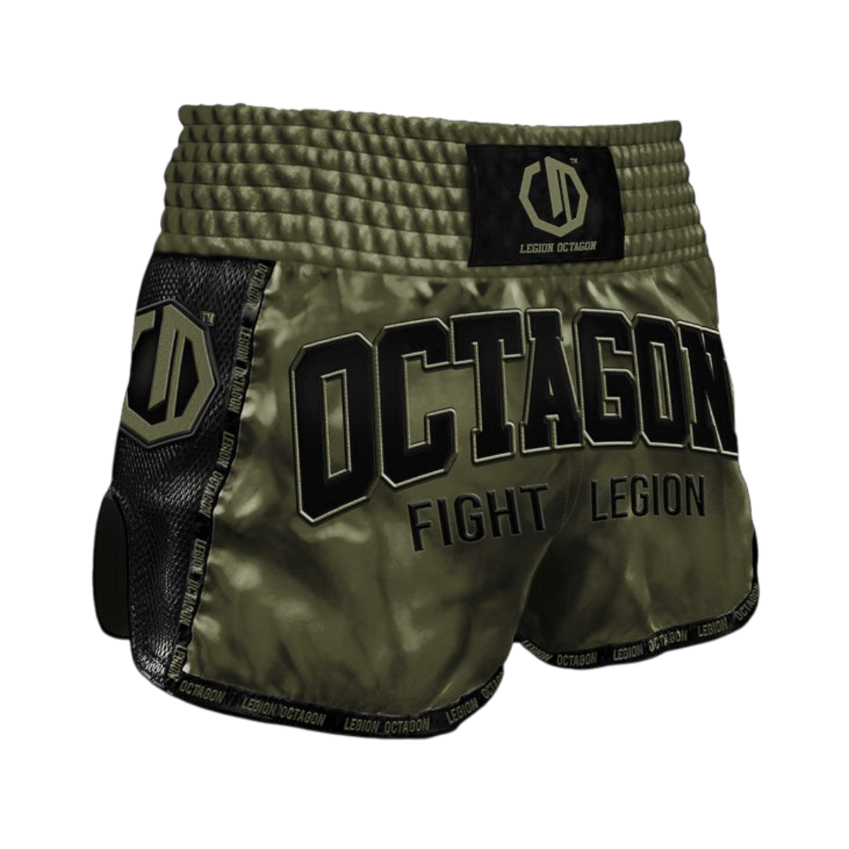 Legion Octagon Fight Legion PREMIUM Muay-Thai-Shorts – Army Green