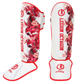 Legion Octagon Flower Schienbein- und Fussschutz – White/Red