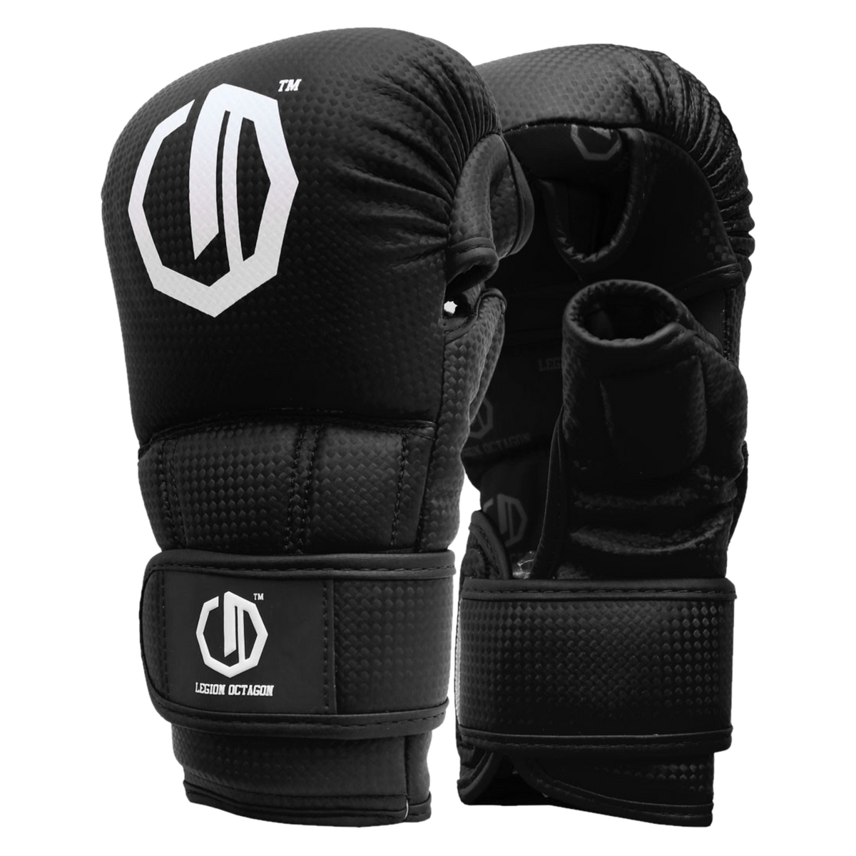 Legion Octagon Kevlar Black MMA-Sparringhandschuhe