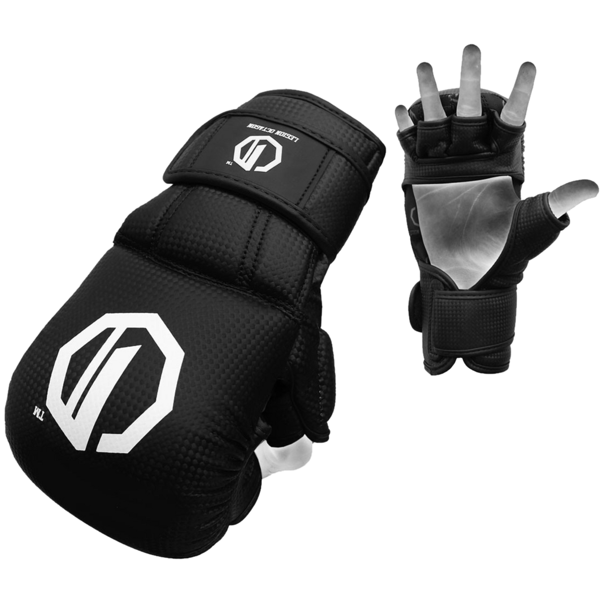 Legion Octagon Kevlar Black MMA-Sparringhandschuhe