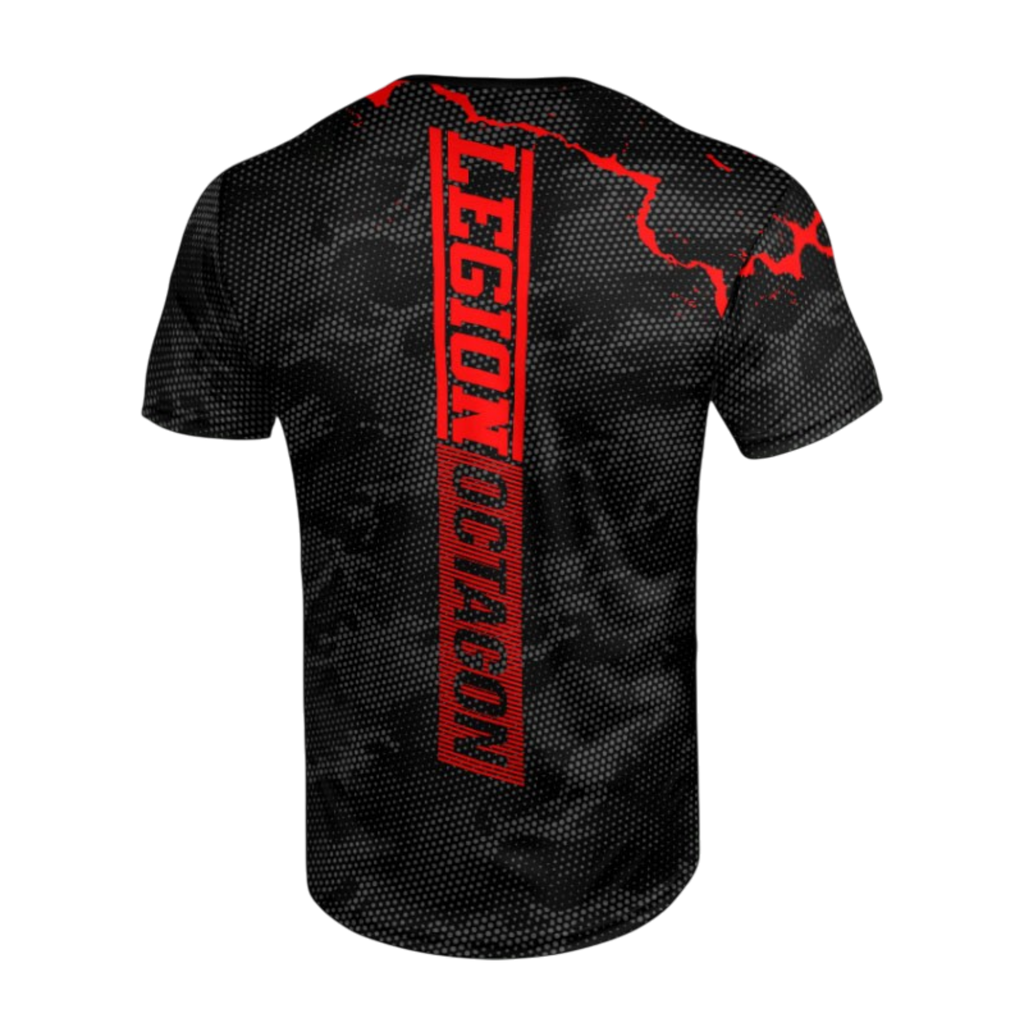 Legion Octagon Marble Camo Red Sportshirt