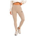 Legion Octagon Ribber Beige Damen-Leggings