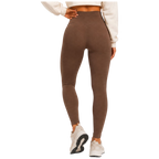 Legion Octagon Ribber Brown Damen-Leggings