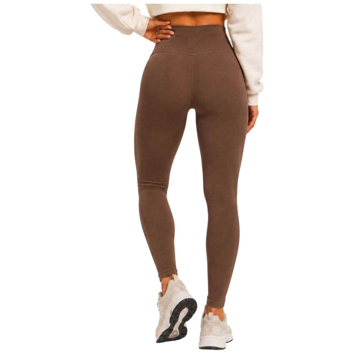Legion Octagon Ribber Brown Damen-Leggings