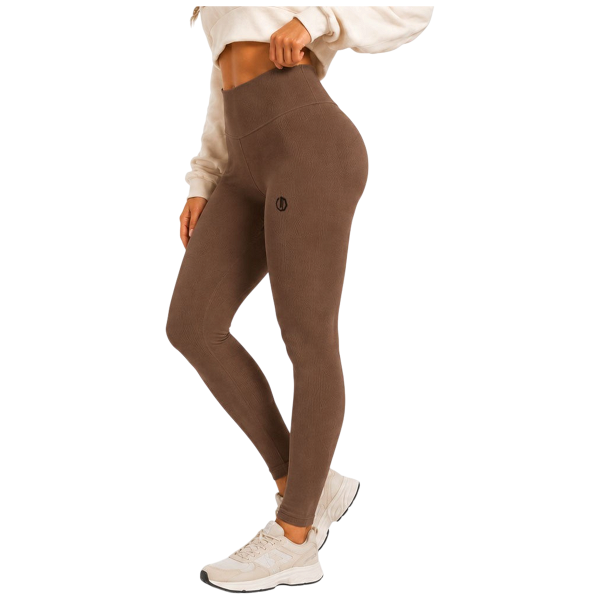 Legion Octagon Ribber Brown Damen-Leggings