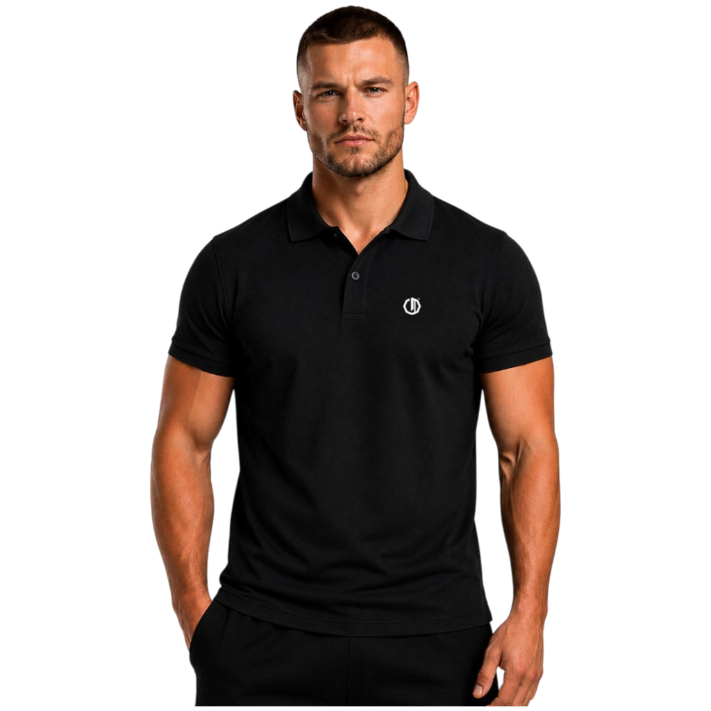Legion Octagon Small Logo 3D Black/White Poloshirt