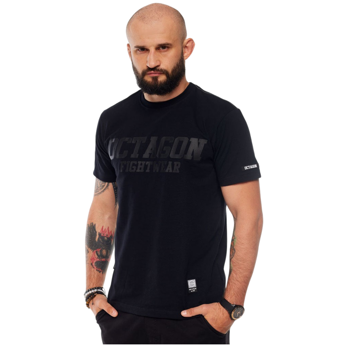 Octagon FW Straight Black/Black T-Shirt