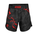 Octagon Marble Camo Red MMA-Shorts