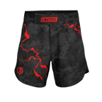 Octagon Marble Camo Red MMA-Shorts