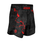 Octagon Marble Camo Red MMA-Shorts