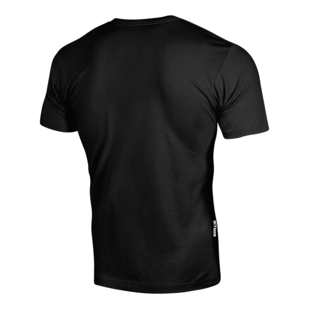 Octagon Small Logo Black/Gold T-Shirt