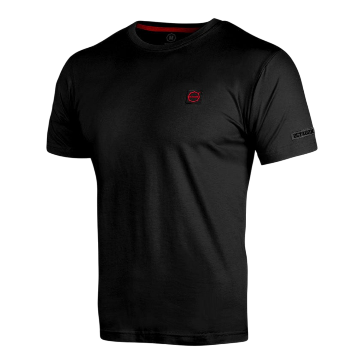 Octagon Small Logo Black/Red T-Shirt